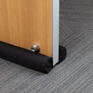 Febos Door Noise Blocker – 36 inches Grey Door Draft Stopper- Door Silencer Sound Proof Door Draft Guard