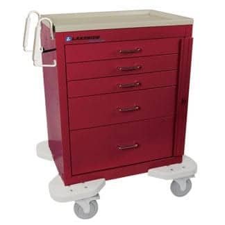 CLASSIC CRASH CART-5 DRAWER